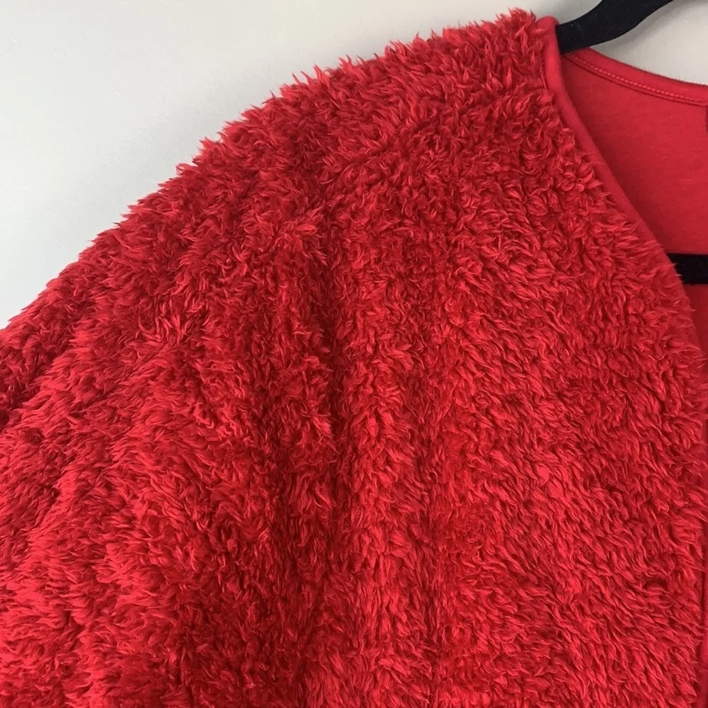 NWT Lululemon Red Oh So Sherpa Full Zip jacket 10